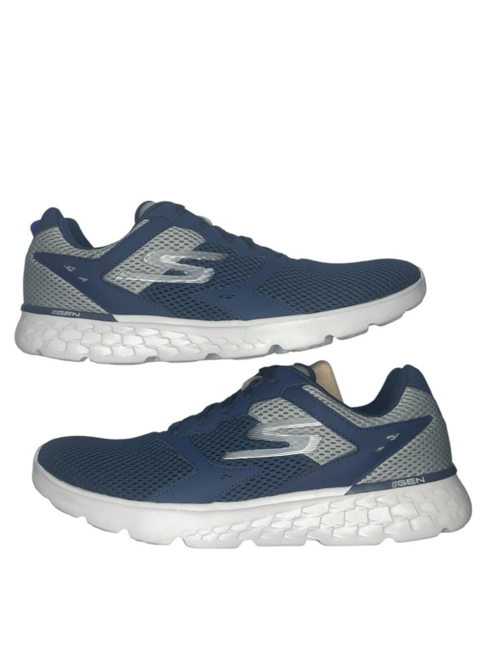 NWT Skechers GoRun 400 Navy and Gray-Men’s Size 14
